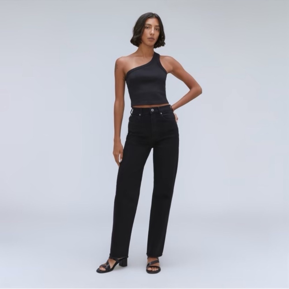 Everlane The Way High Jean in Coal Size: 34